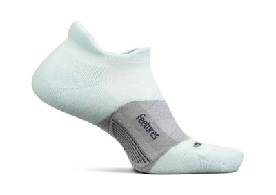 Feetures Merino 10 Cushion - No Show Tab Socks Wild Mint