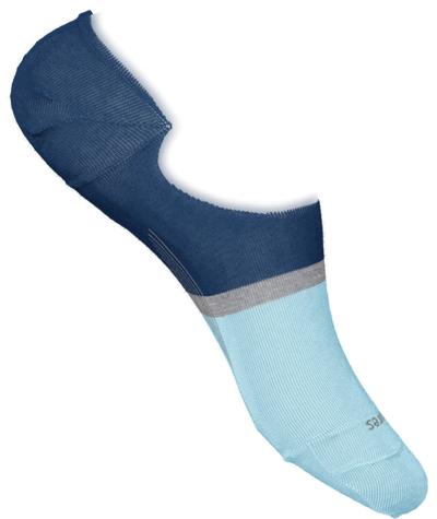 Feetures Men's Everyday Ultra Light - Hidden Socks Cadet Blue