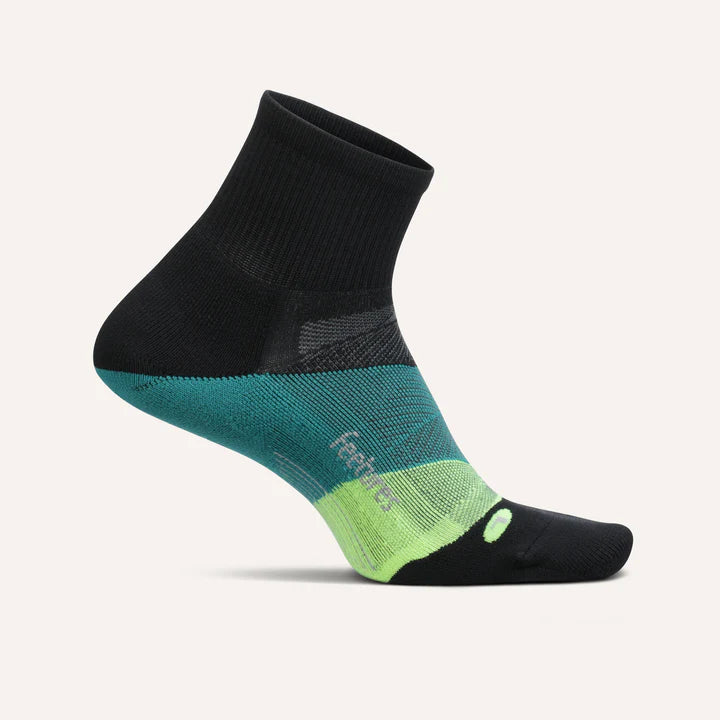 Feetures Elite Ultra Light - Quarter Socks Bust Out Black