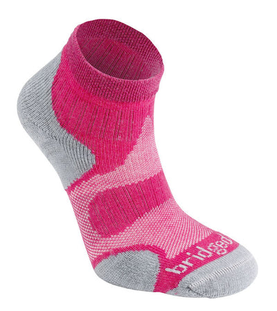 Bridgedale Multi Sport - Women's (Clearance) Socks Raspberry/Gray