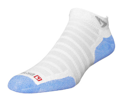 Drymax Extra Protection Hot Weather Running - Mini Crew Socks White/Blue