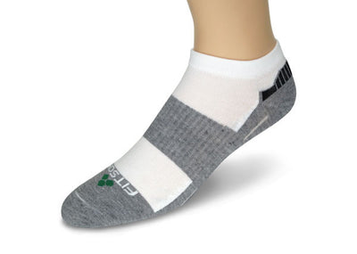 FitSok CX-3 - Low Cut (3-Pack) (Clearance) Socks White/Grey