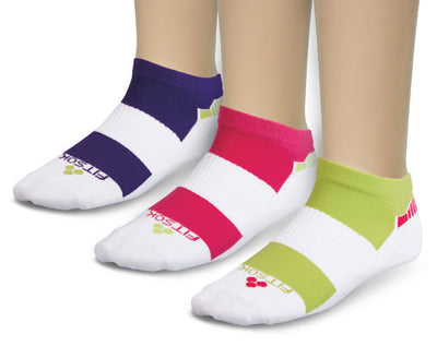 FitSok Jewel Pop CX-3 Non-Cushion - Low Cut (3-Pack) (Clearance) Socks Jewel Pop