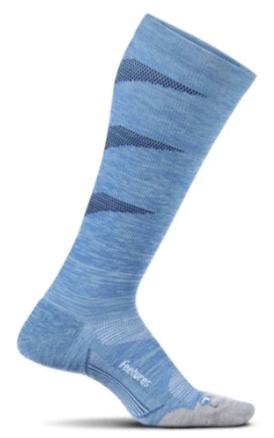 Feetures Graduated Compression Light Cushion - Knee High Socks Aurora Blue