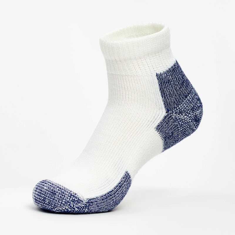 Thorlo Running Maximum Cushion - Ankle Socks White/Navy