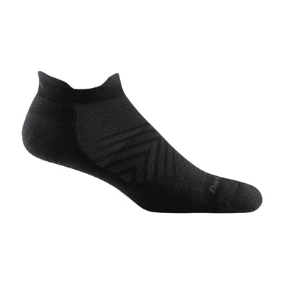 Darn Tough Men's Run Ultra-Lightweight - No Show Tab Socks Black