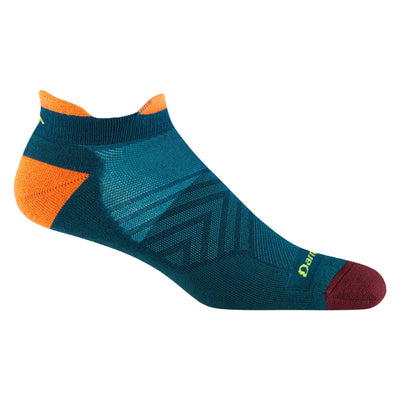 Darn Tough Men's Run Ultra-Lightweight - No Show Tab Socks Dark Teal