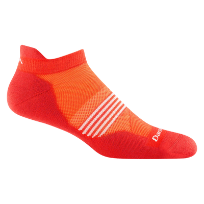 Darn Tough Men's Run Element Lightweight - No Show Tab Socks Tiger