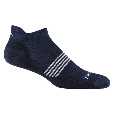 Darn Tough Men's Run Element Lightweight - No Show Tab Socks Eclipse
