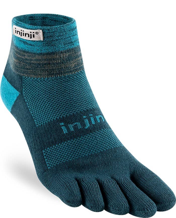 Injinji Trail Midweight - Mini Crew Socks Midnight