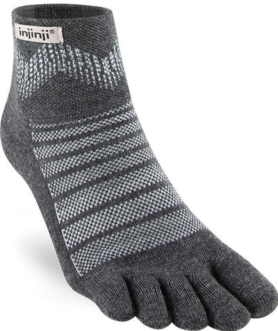 Injinji Outdoor Midweight NuWool - Mini Crew Socks Slate