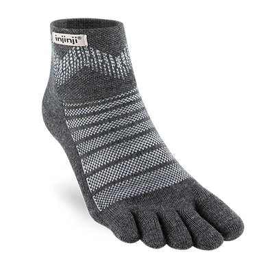 Injinji Outdoor Midweight NuWool - Mini Crew Socks Slate
