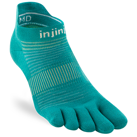 Injinji Run Lightweight No Show Running Toe Socks – SockGeek.com
