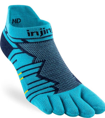 Injinji Ultra Run - No Show Socks Pacific Blue