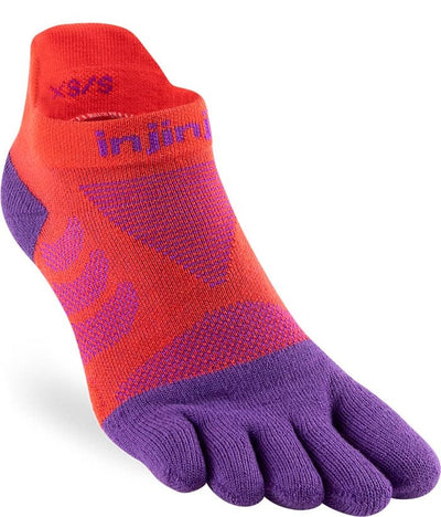 Injinji Ultra Run Women's - No Show Socks Razzmatazz