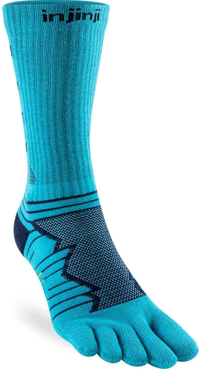 Injinji Ultra Run - Crew Socks Pacific Blue