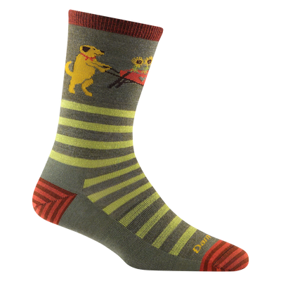 Darn Tough Women's Animal Haus Lifestyle No Cushion Lightweight - Crew Socks Herb