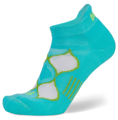 Balega Women's Enduro - No Show Socks Turquoise/Lime Punch