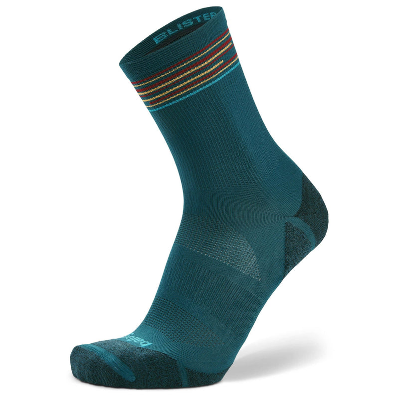 Balega Blister Resist Light - Mini Crew Socks Teal/Oriole