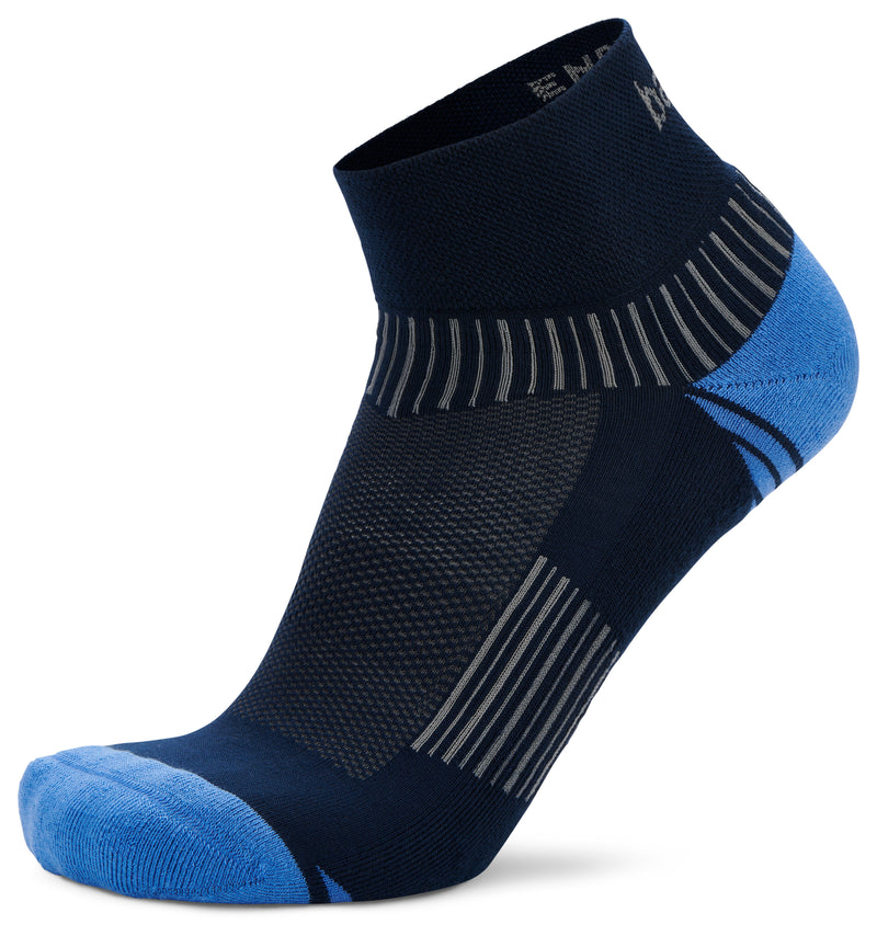 Balega Enduro Quarter Chaussettes De Course Unisexes - Lot De 2 | Amorti Moyen, Soutien V-Tech, Anti-Ampoules