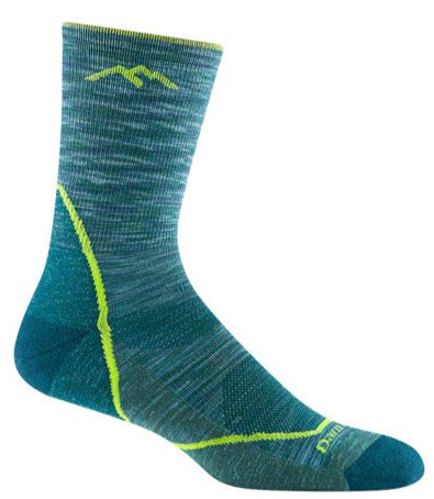 Darn Tough Men's Light Hiker Lightweight - Micro Crew Socks Neptune