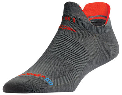 Drymax Triathlete - Double Tab Socks Anthracite/Orange