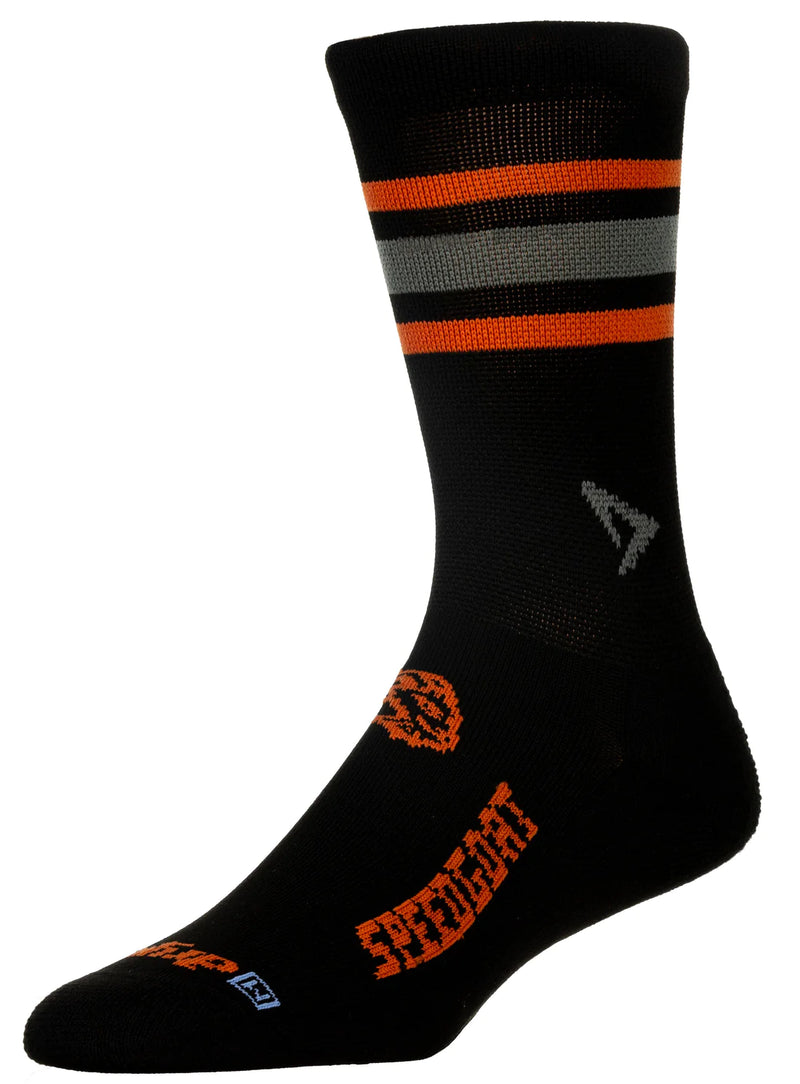 Drymax Lite Trail Running - Crew Socks SPEEDGOAT - Black/Orange/Green