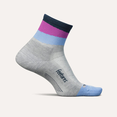 Feetures Elite Light Cushion - Quarter Socks Lunar Ascent