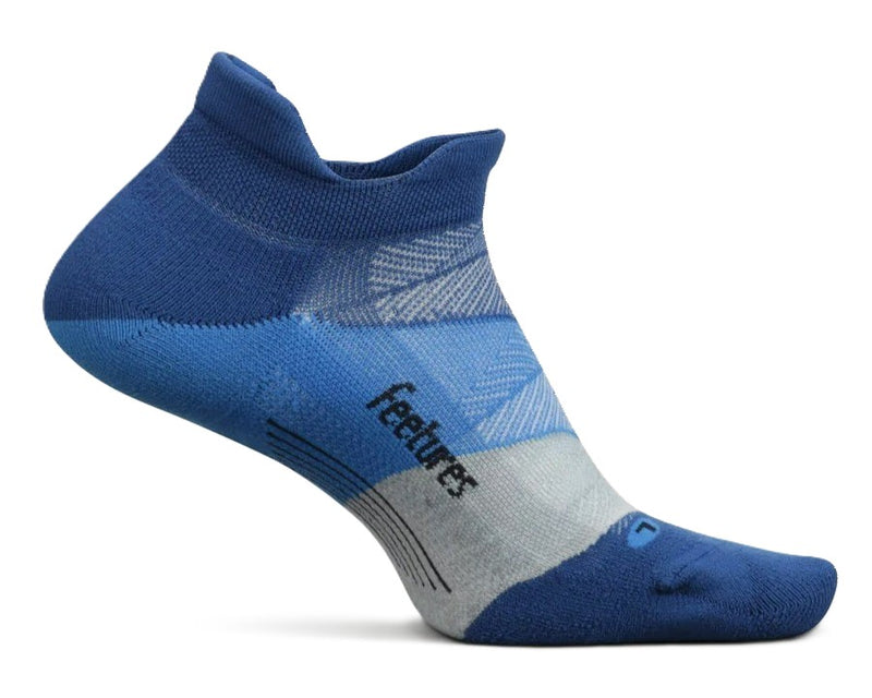 Feetures Elite Ultra Light - No Show Tab Socks Buckle Up Blue