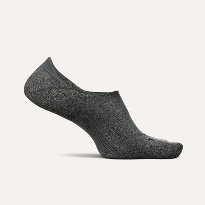Feetures Women's Elite Light Cushion - Invisible Socks Gray