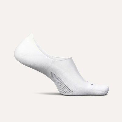 Feetures Women's Elite Light Cushion - Invisible Socks White