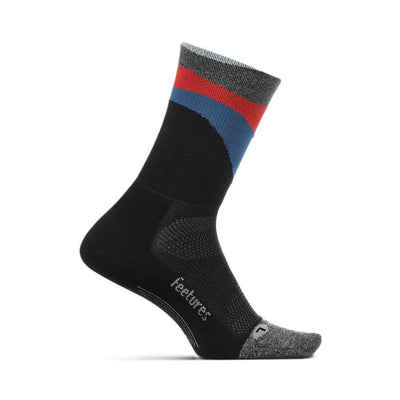 Feetures Elite Ultra Light - Mini Crew Socks Retrograde Black