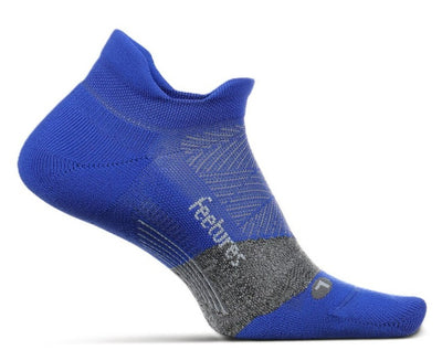 Feetures Elite Max Cushion - No Show Tab Socks Boost Blue