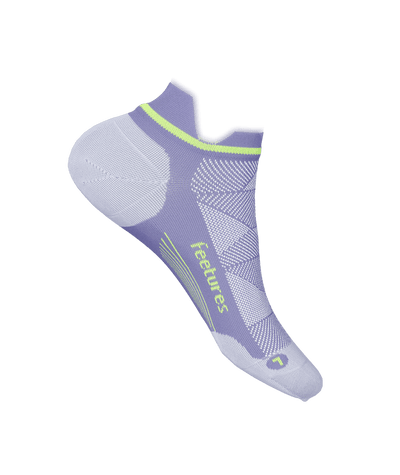 Feetures Elite Max Cushion - No Show Tab Socks Lavender Rush