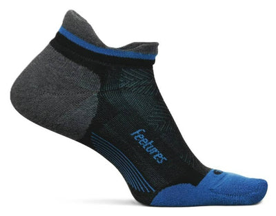 Feetures Elite Max Cushion - No Show Tab Socks Tech Blue