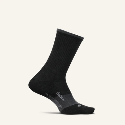 Feetures Elite Trail Max Cushion - Mini Crew Socks Charcoal