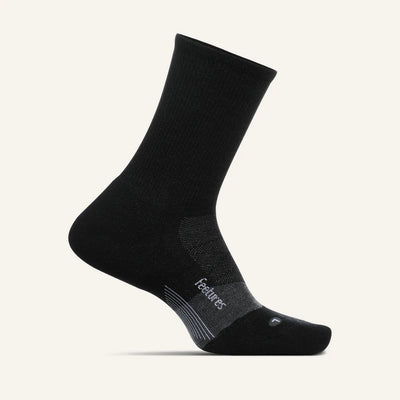 Feetures Merino 10 Ultra Light - Mini Crew Socks Charcoal
