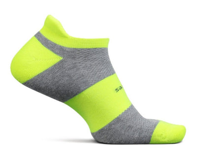Feetures High Performance Cushion - No Show Tab Socks Lightening