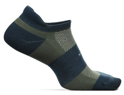 Feetures High Performance Cushion - No Show Tab Socks Moody Forest