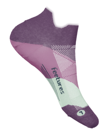 Feetures Elite Ultra Light - No Show Tab Socks Peak Purple