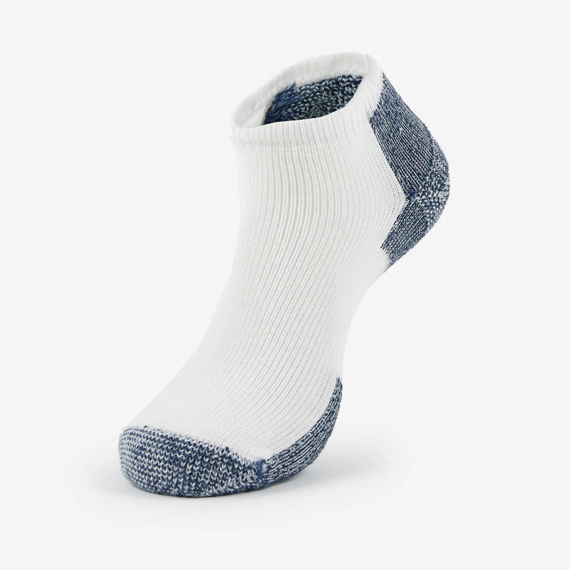 Thorlo Running Maximum Cushion - Low Cut Socks White/Navy