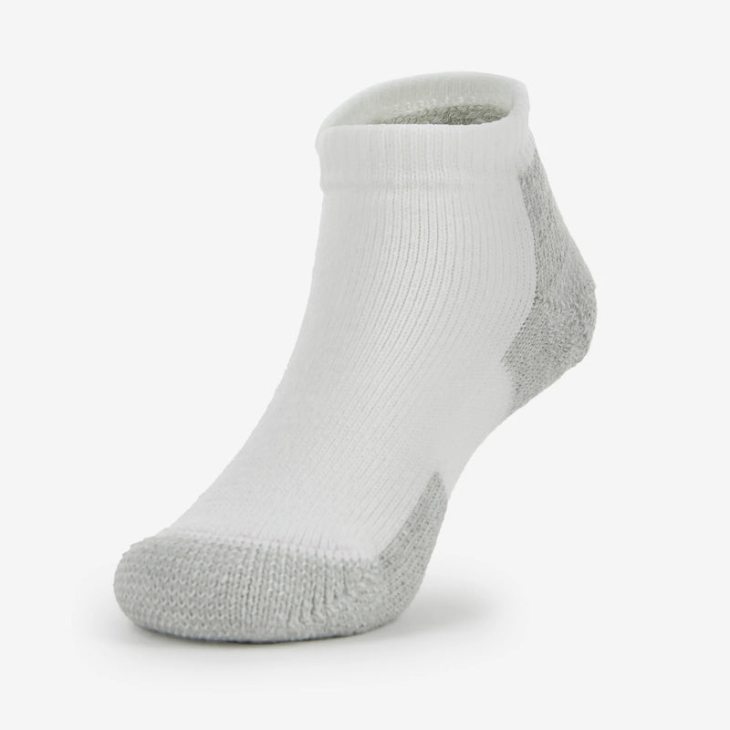 Thorlo Running Maximum Cushion - Low Cut Socks White/Platinum