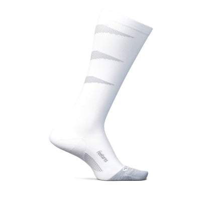 Feetures Graduated Compression Light Cushion - Knee High Socks White