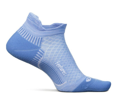 Feetures Plantar Fasciitis Relief Sock Light Cushion - No Show Tab Socks Brilliant Blue