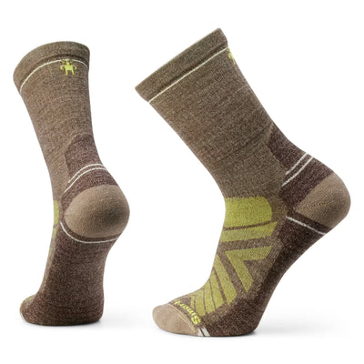 Smartwool Hike Light Cushion - Crew Socks Military Olive-Fossil