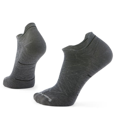Smartwool Run Zero Cushion - Low Ankle Socks Medium Gray