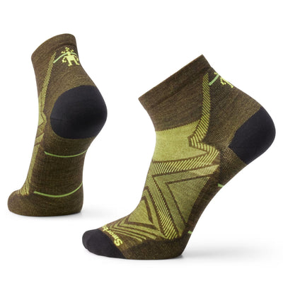 Smartwool Run Zero Cushion - Ankle Socks Military Olive