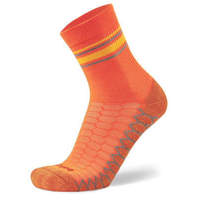 Balega Silver - Mini Crew Socks Neon Orange