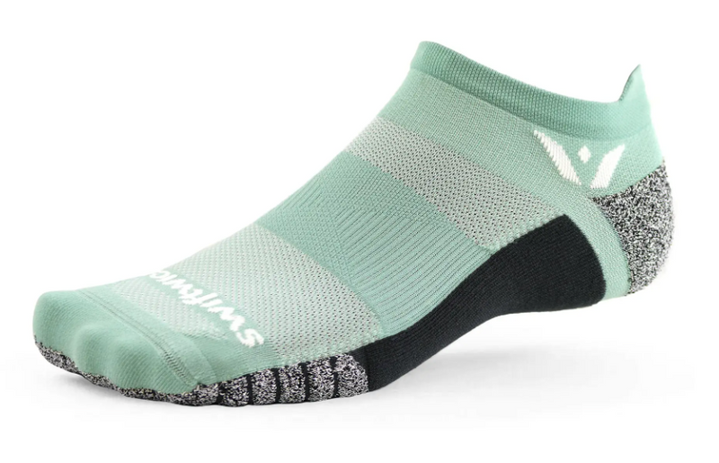 Swiftwick Flite XT Zero Tab - No Show Socks Sea Salt