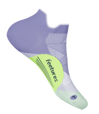 Feetures Elite Ultra Light - No Show Tab Socks Lavender Rush